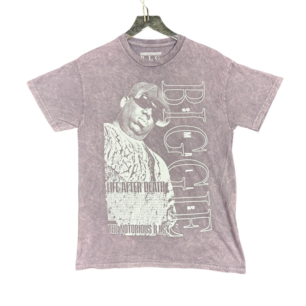 The Notorious B.I.G. T‎ Shirt Mens Medium Purple Biggie Smalls Life After Death